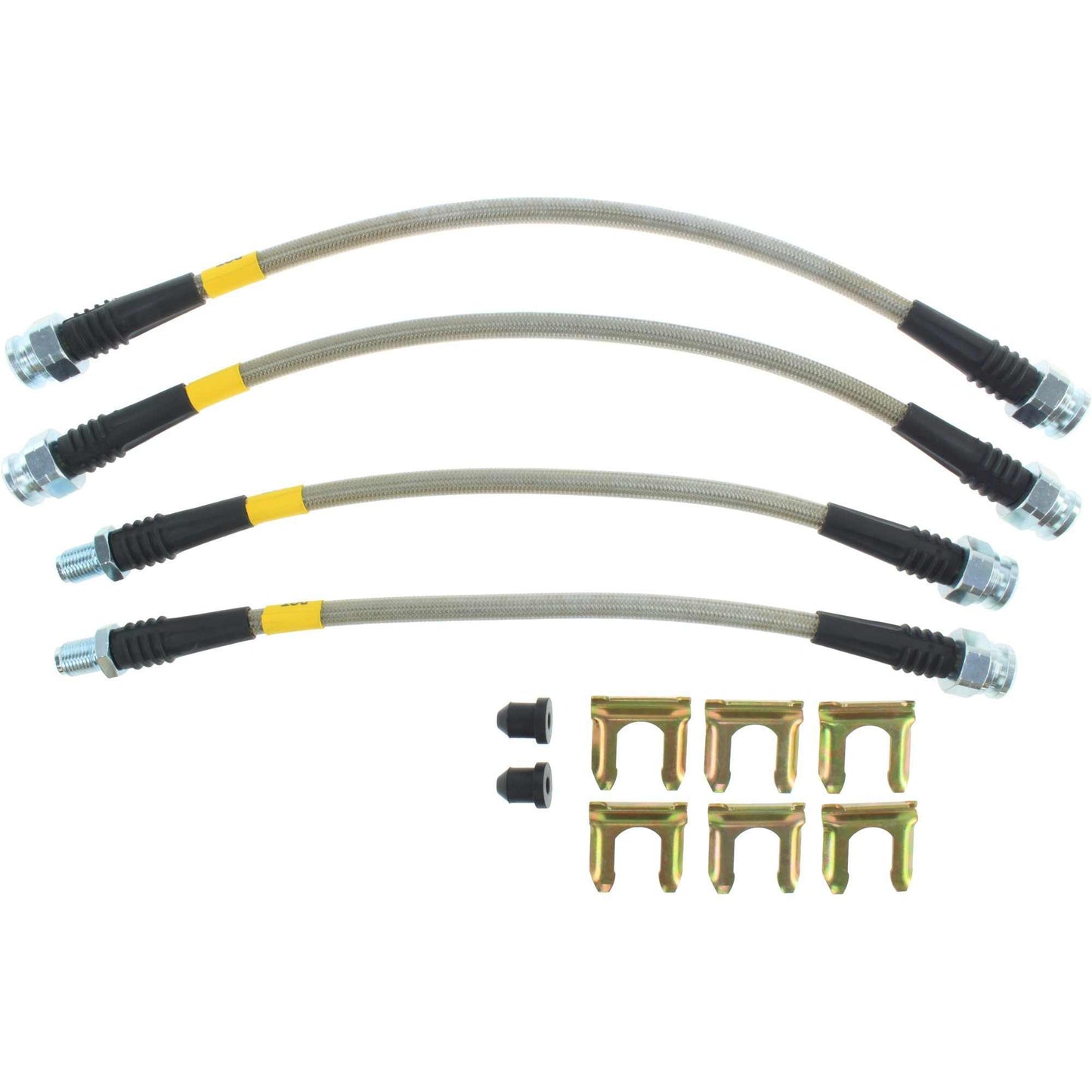 StopTech 90-94 Mitsubishi Eclipse Stainless Steel Rear Brake Lines 950.46502