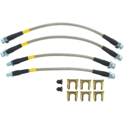 StopTech 90-94 Mitsubishi Eclipse Stainless Steel Rear Brake Lines 950.46502