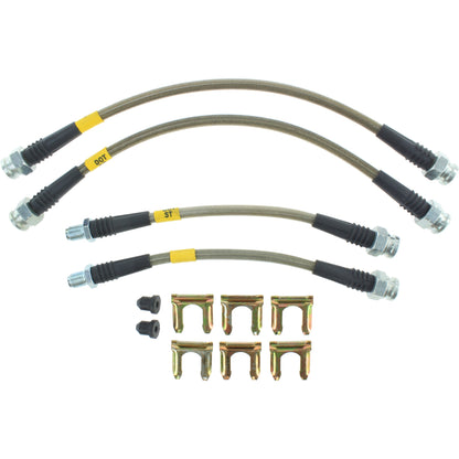 StopTech 91-99 Mitsubishi 3000GT Stainless Steel Rear Brake Lines 950.46505
