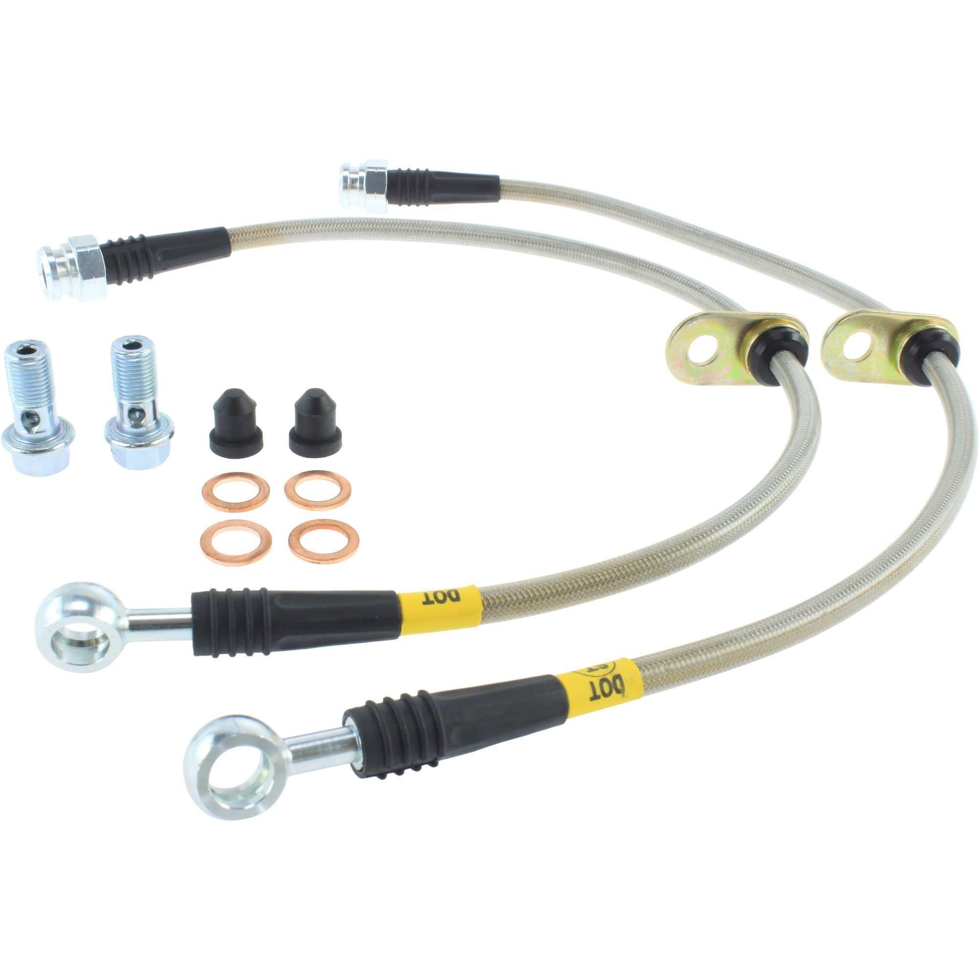 StopTech 07-09 Ford Edge / 07-09 Lincoln MKX Stainless Steel Front Brake Lines 950.61009
