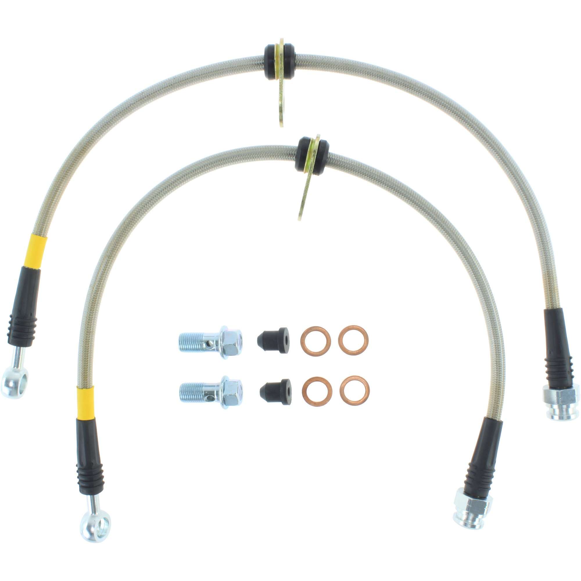 StopTech 07-09 Ford Edge / 07-09 Lincoln MKX Stainless Steel Front Brake Lines 950.61009