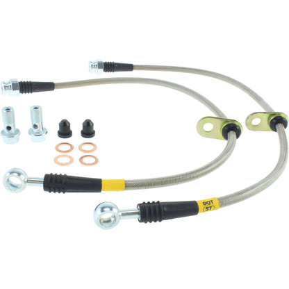 StopTech 07-09 Ford Edge / 07-09 Lincoln MKX Stainless Steel Rear Brake Lines 950.61505