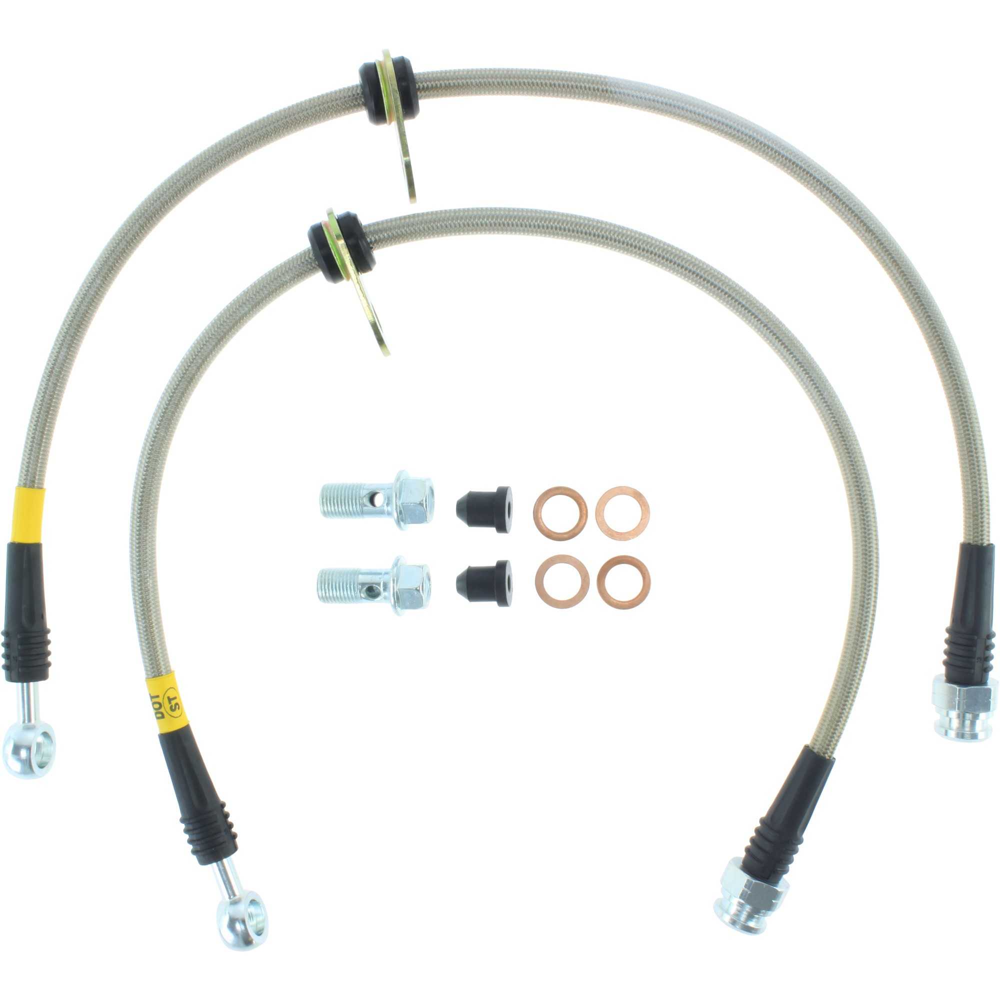 StopTech 07-09 Ford Edge / 07-09 Lincoln MKX Stainless Steel Rear Brake Lines 950.61505