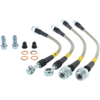 StopTech 04-06 Pontiac GTO Stainless Steel Rear Brake Lines 950.62504