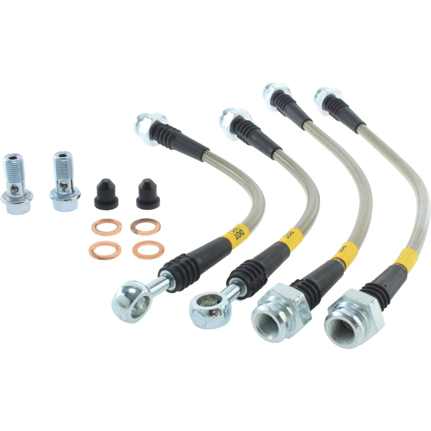 StopTech 04-06 Pontiac GTO Stainless Steel Rear Brake Lines 950.62504