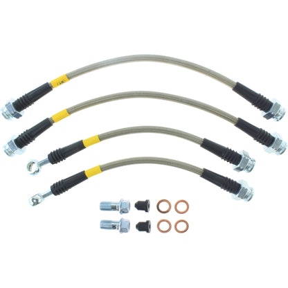 StopTech 04-06 Pontiac GTO Stainless Steel Rear Brake Lines 950.62504