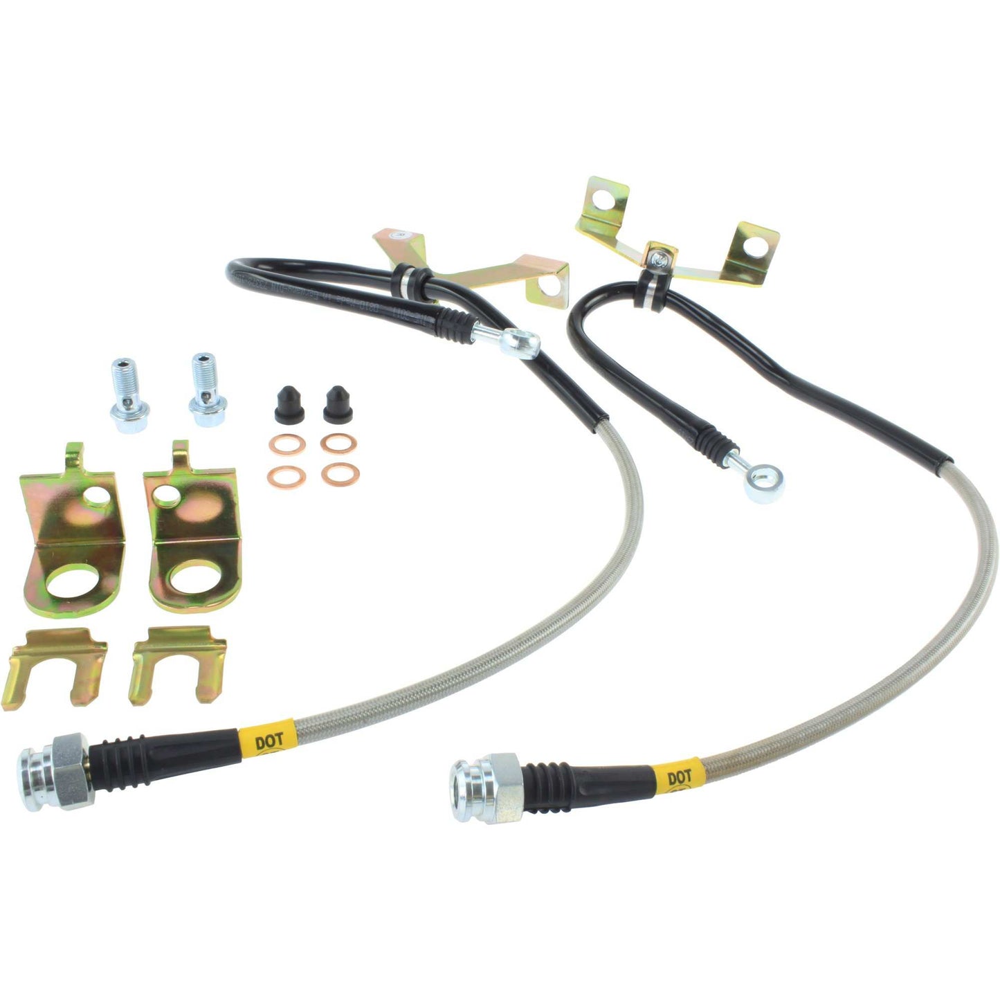 StopTech 95-00 Dodge Viper Stainless Steel Front Brake Line Kit 950.63006