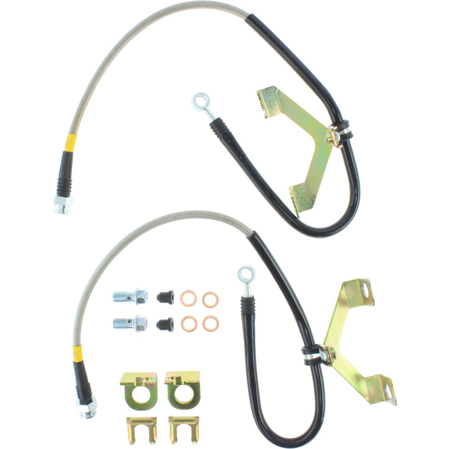 StopTech 95-00 Dodge Viper Stainless Steel Front Brake Line Kit 950.63006