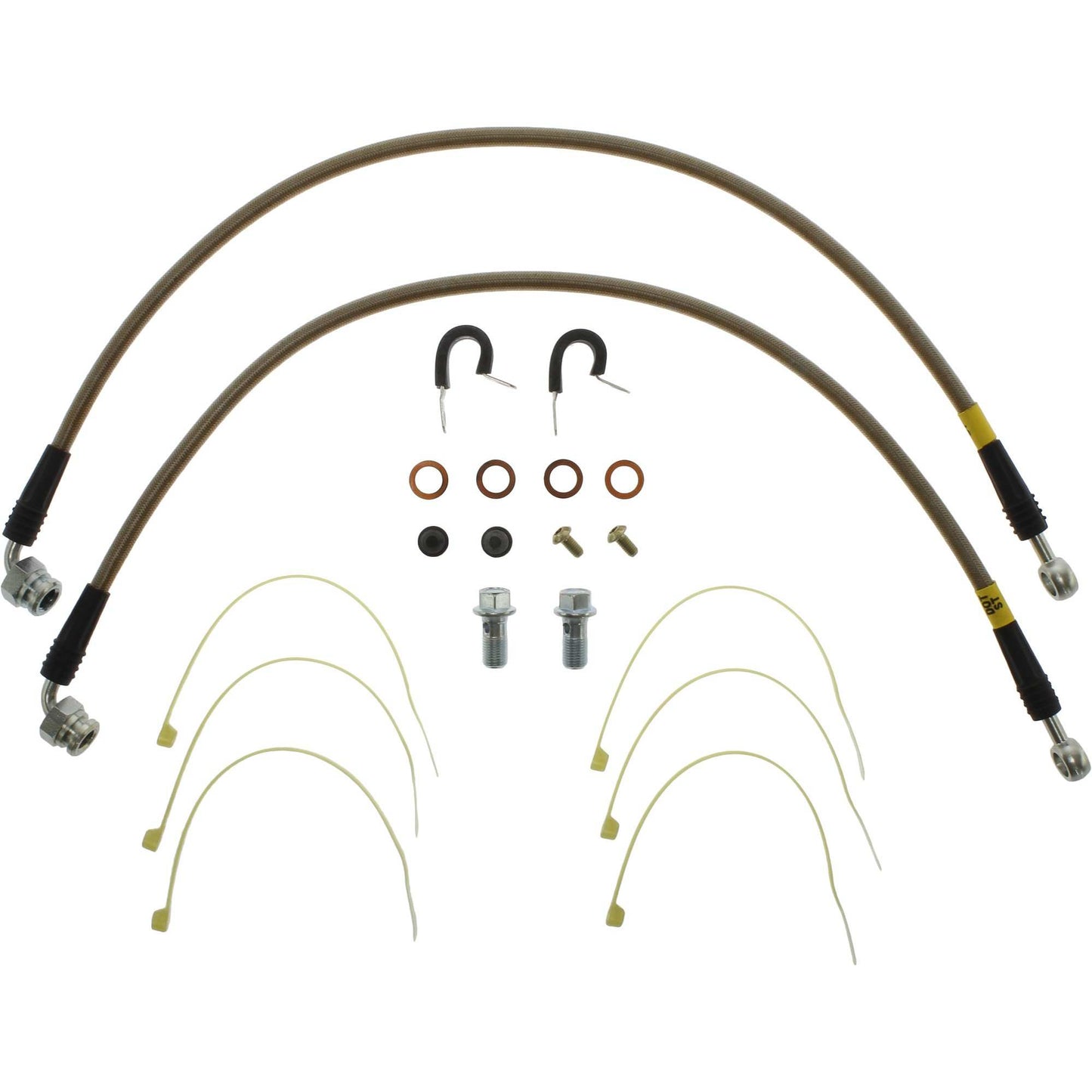 StopTech Stainless Steel Front Brake Line Kit 950.65005