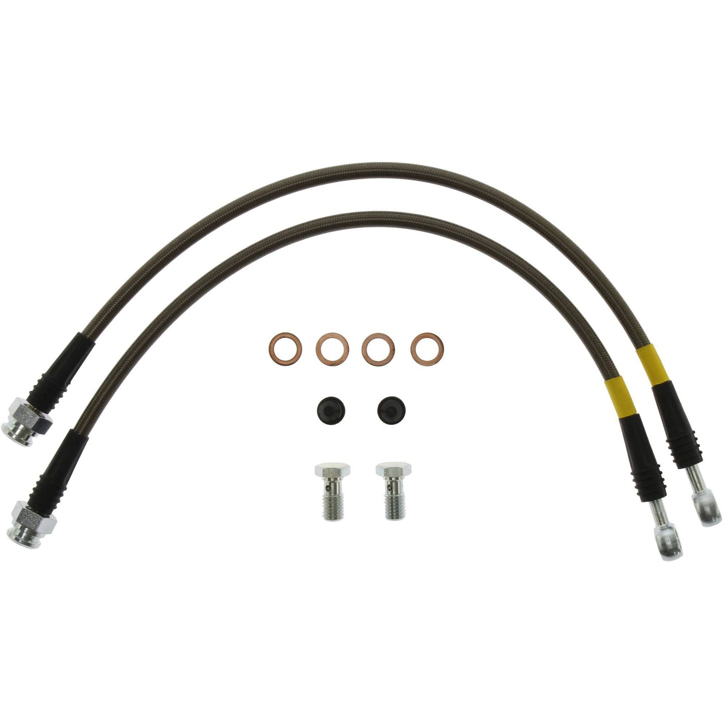 StopTech 02-06 Chevrolet Avalanche 2500 / 00-06 GMC Yukon 2500 Stainless Steel Rear Brake Lines 950.66501
