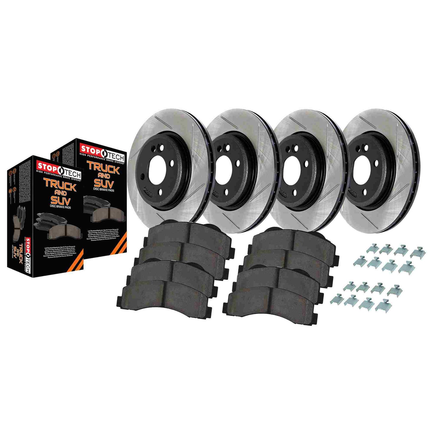 StopTech Truck Axle Pack, Slotted, 4 Wheel
