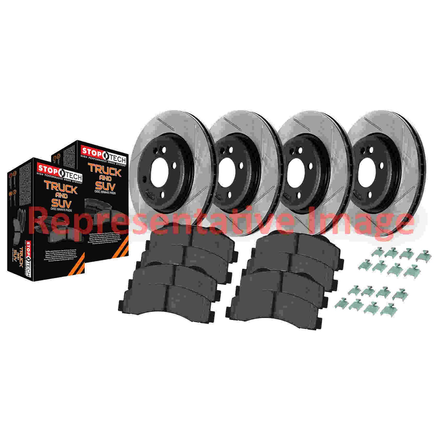 Truck Axle Pack, Slotted, 4 Wheel 967.65013