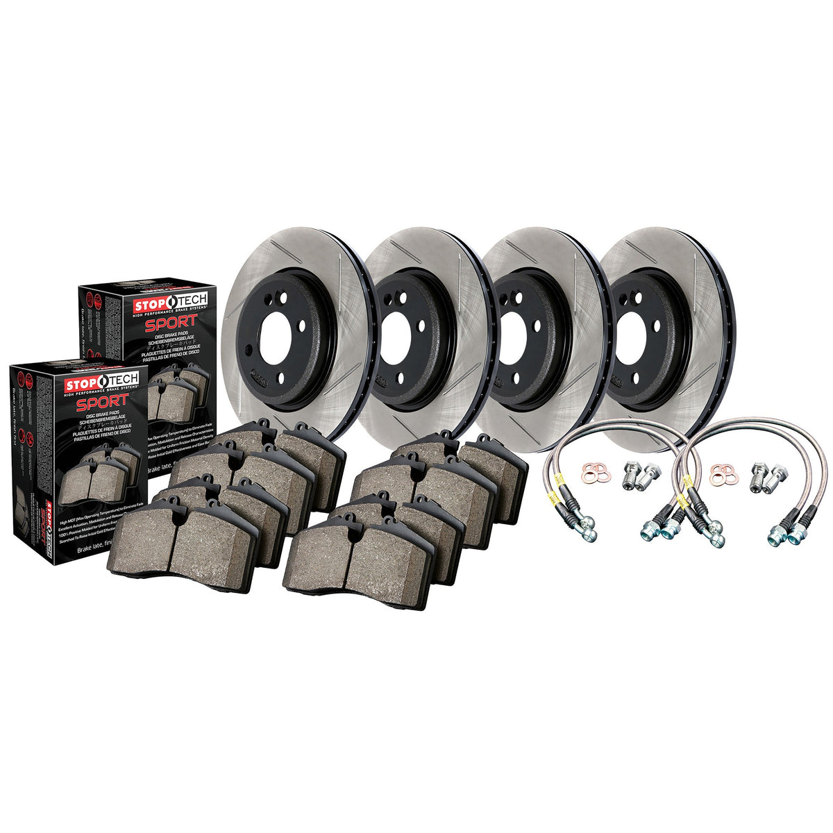 Sport Axle Pack, Slotted, 4 Wheel 977.44004