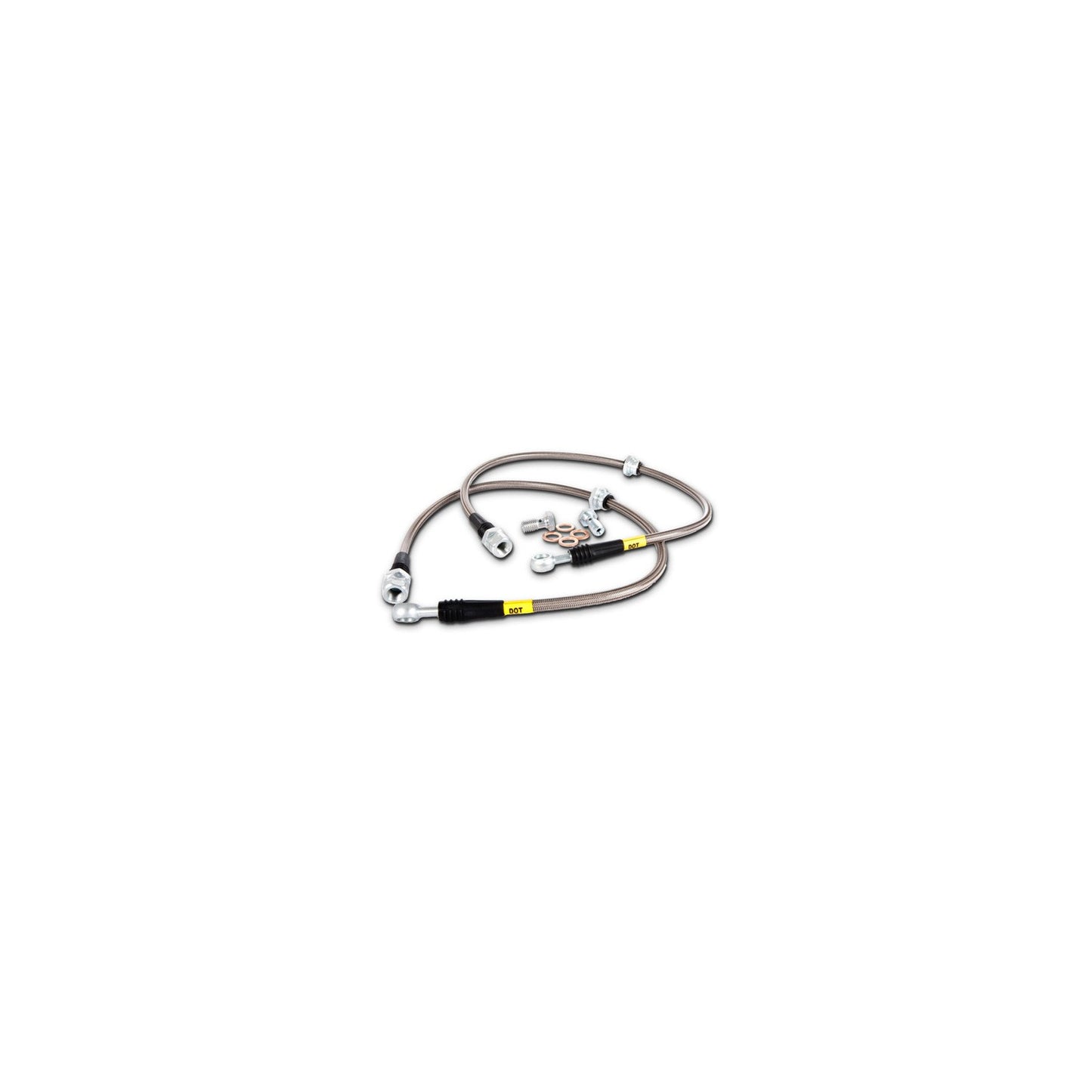 StopTech Sport Axle Pack Slotted Rotor; Rear
