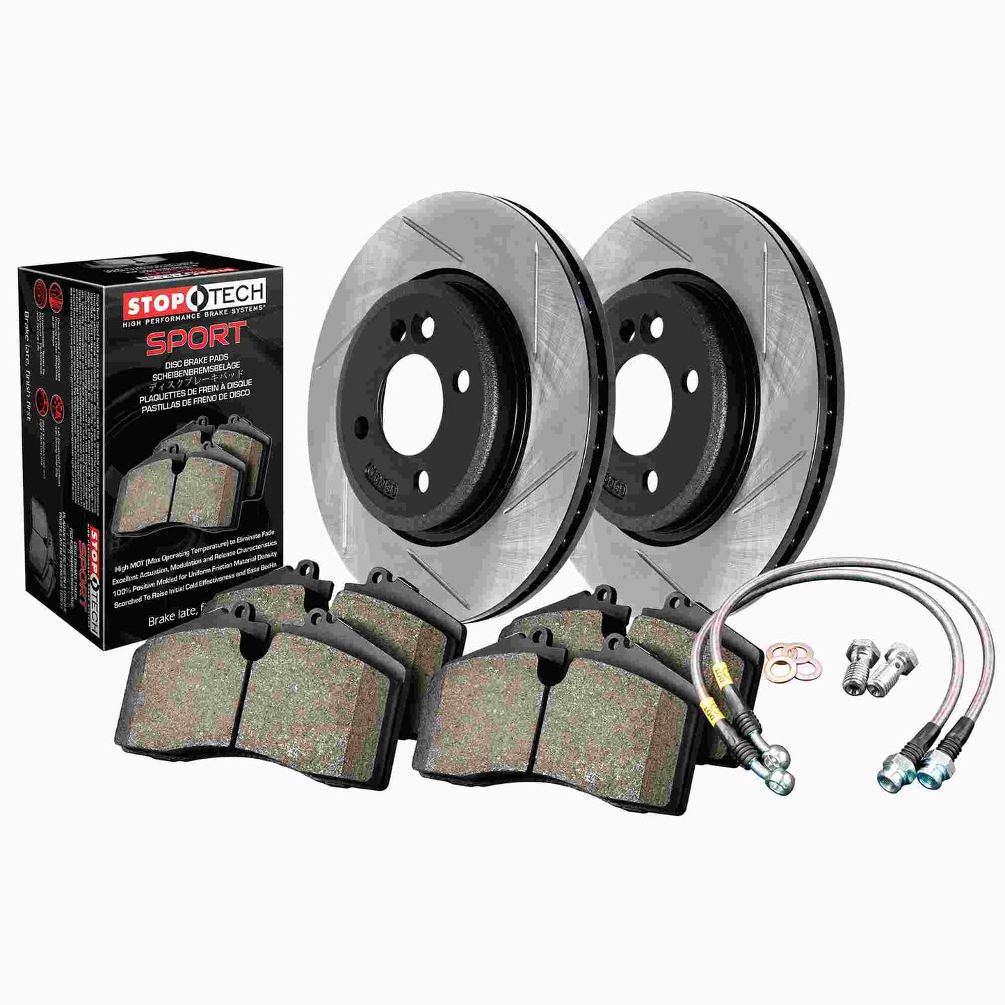 StopTech Sport Axle Pack, Slotted, Front