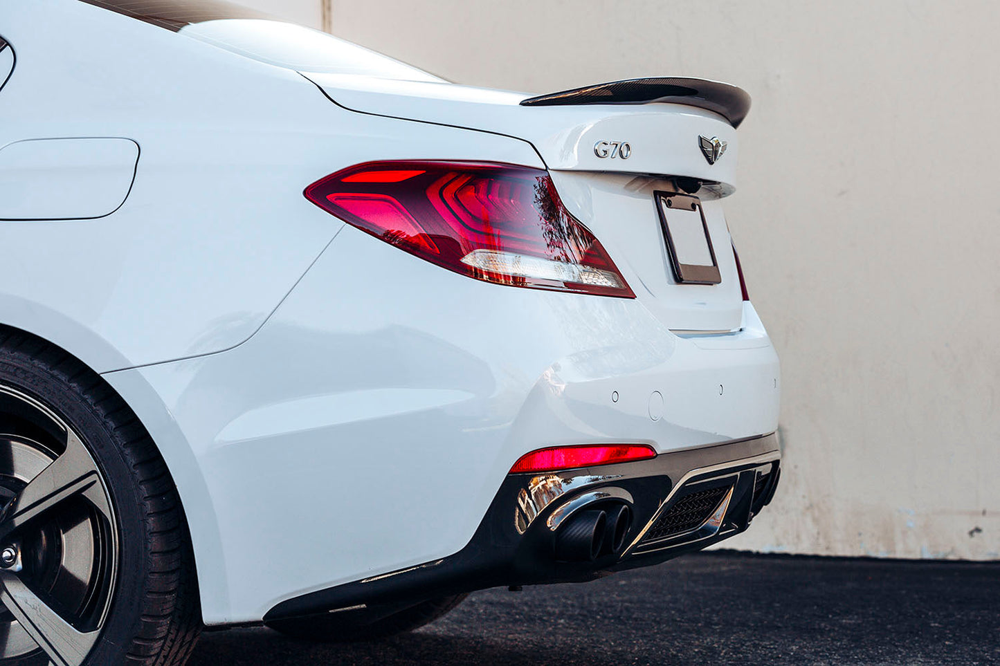 ARK 2019-2021 Genesis G70 Carbon Fiber Rear Spoiler C-Style