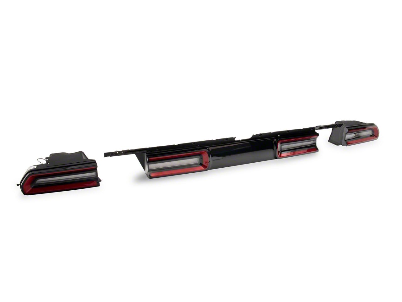 Raxiom 08-14 Dodge Challenger LED Tail Lights- BlkHousing Red Lens CH15224