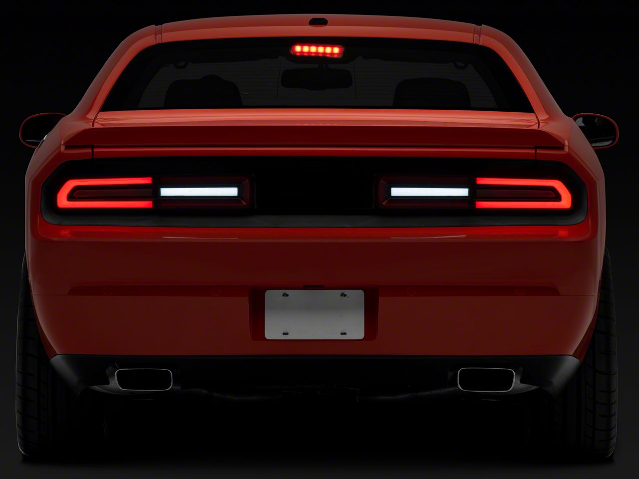Raxiom 08-14 Dodge Challenger LED Tail Lights- BlkHousing Red Lens CH15224