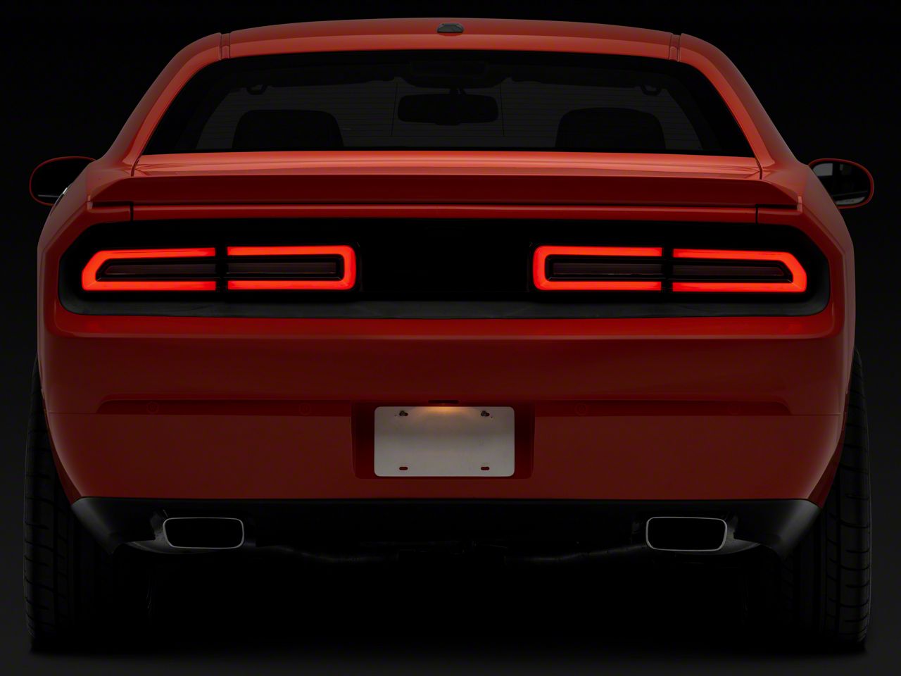 Raxiom 08-14 Dodge Challenger LED Tail Lights- BlkHousing Red Lens CH15224