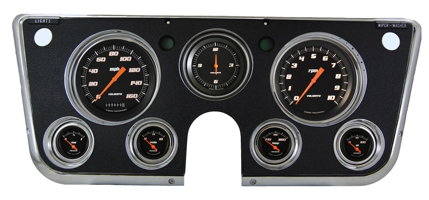 Classic Instruments 67-72 Chevy Truck Velocity Gauge Kits Analog Gauge Kits main image