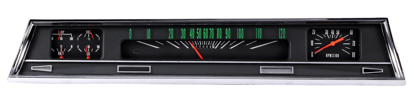 Classic Instruments 66-67 Chevelle Gauges Black Gauge Kits Analog Gauge Kits main image