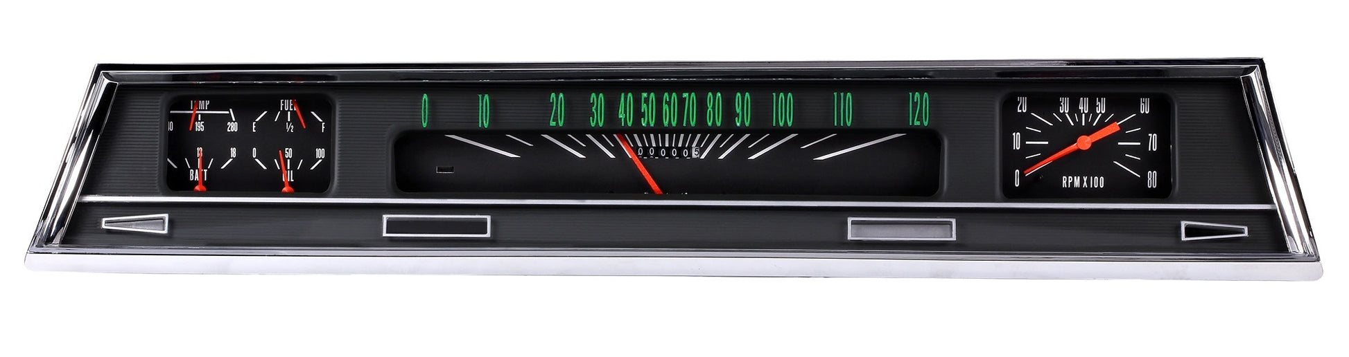 Classic Instruments 66-67 Chevelle Gauges Black Gauge Kits Analog Gauge Kits main image