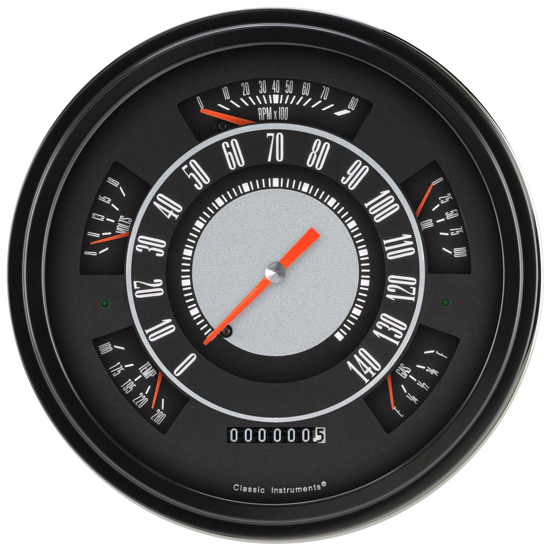 CLASSIC INSTRUMENTS 66-77 Ford Bronco Original Gauge Set Gauges and Accessories Gauge Kits main image