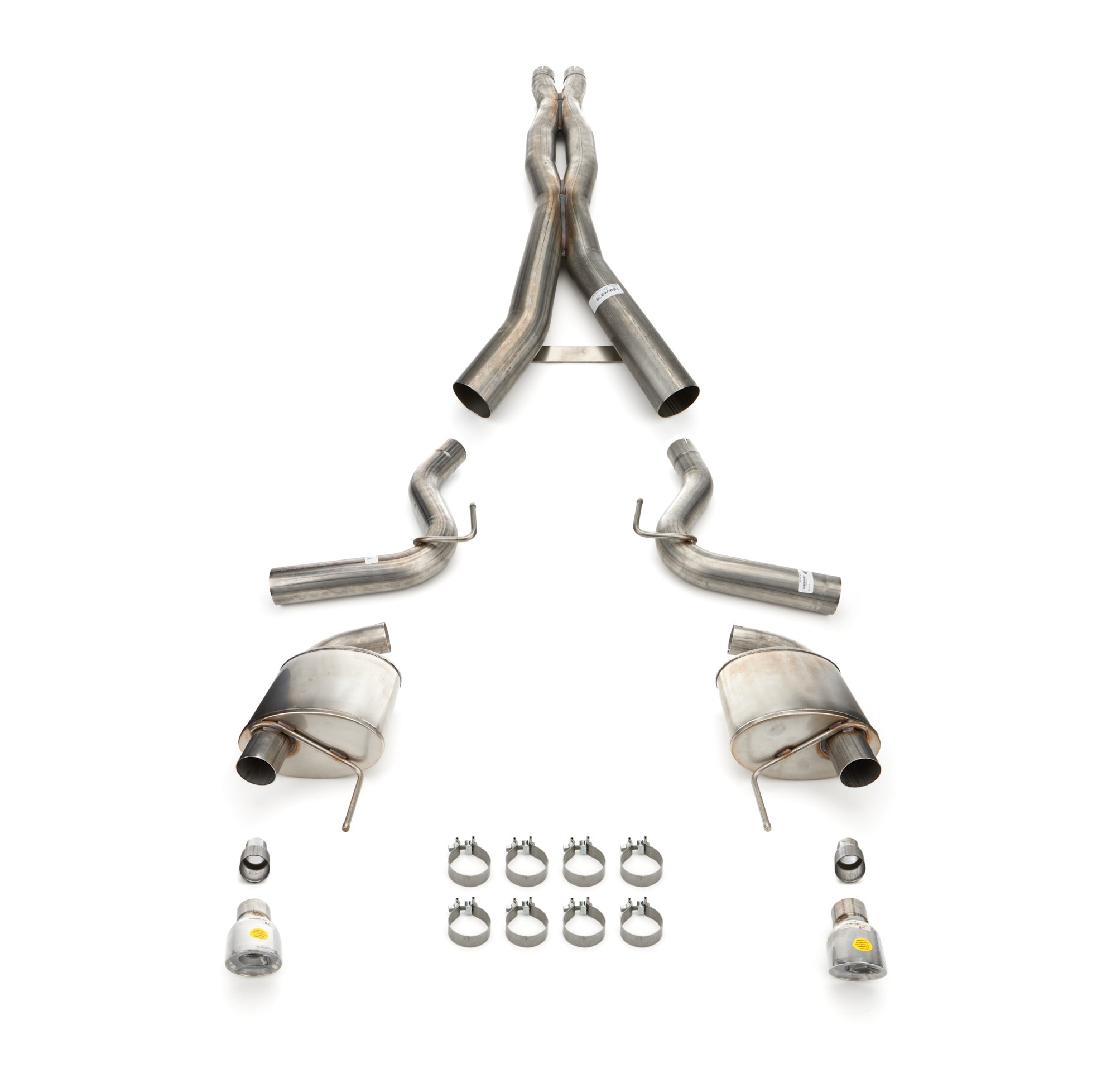 CORSA Performance Corsa 2024 Ford Mustang GT Xtreme Cat-Back Exhaust Sys. 3.0in Dual Rear Exit w/4.5in Pro Series Tips 21250