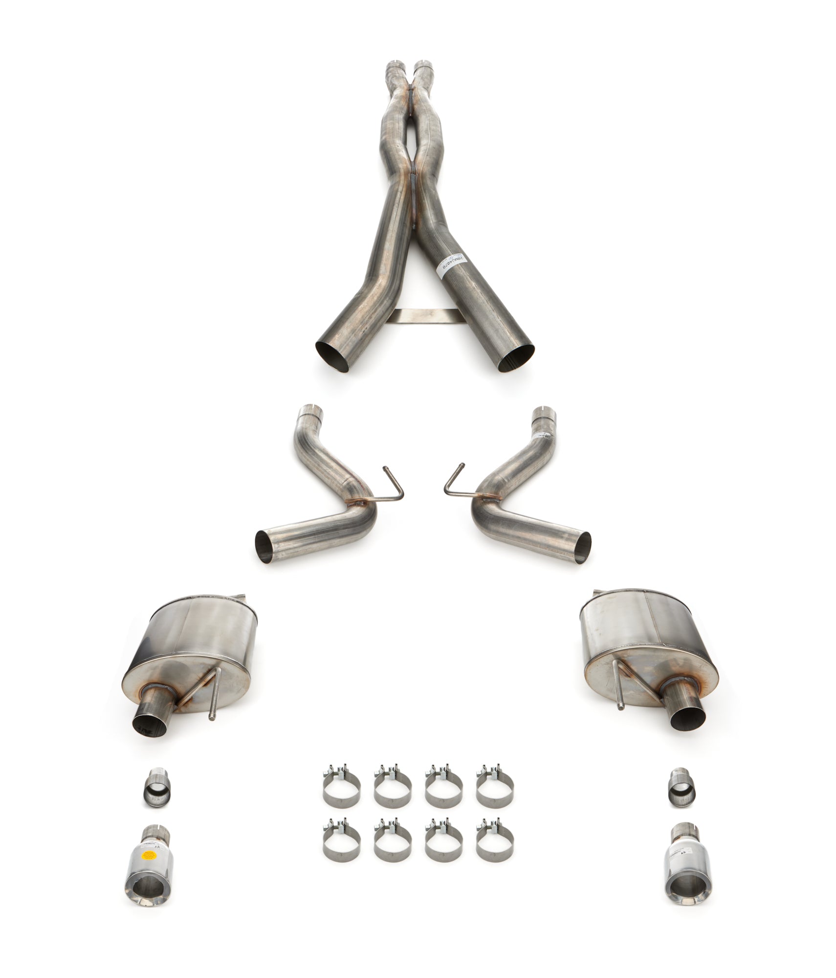 CORSA Performance Corsa 2024 Ford Mustang GT Xtreme CatBack Exhaust Sys 3.0in Dual Rear Exit w/4.5in Straight Cut Tips 21251