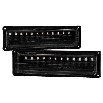 SPYDER Xtune Chevy C10 88-98 LED Bumper Lights Black CPL-CCK94-LED-BK 5022165