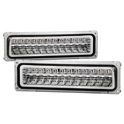 SPYDER Xtune Chevy C10 88-98 LED Bumper Lights Chrome CPL-CCK94-LED-C 5017352