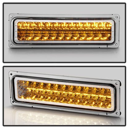 SPYDER Xtune Chevy C10 88-98 LED Bumper Lights Chrome CPL-CCK94-LED-C 5017352