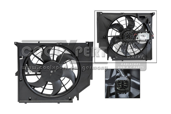 CoolXPert Engine Cooling Fan Motor