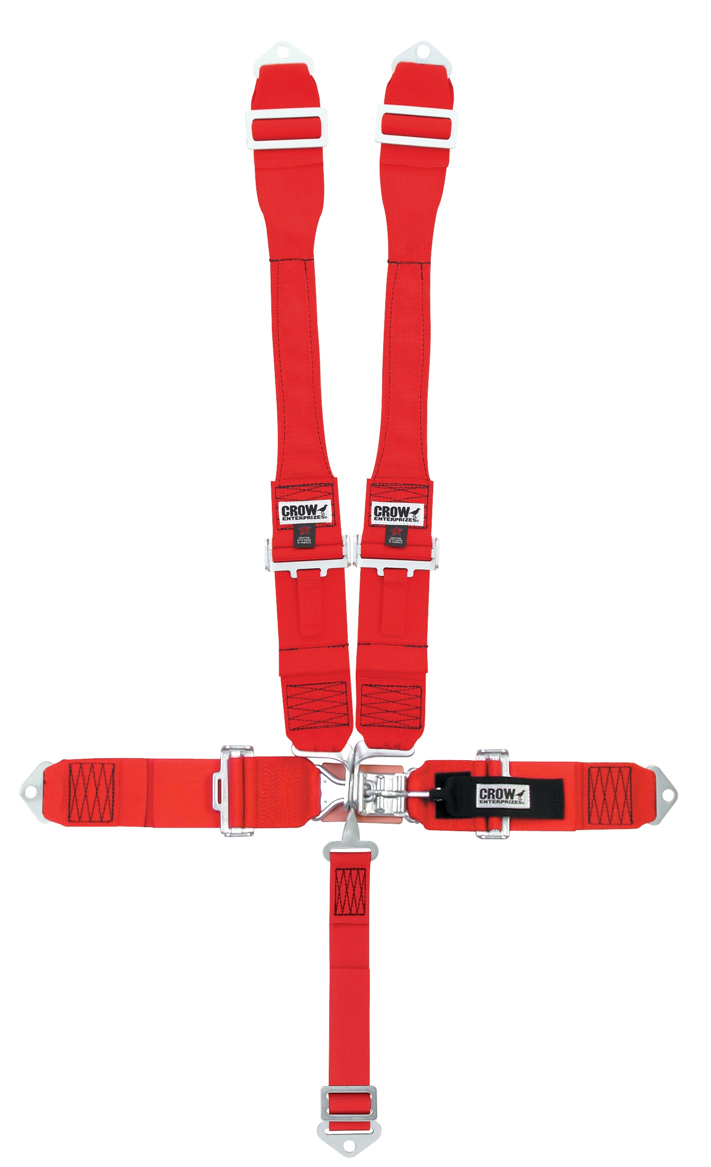 CROW SAFETY GEAR 5-Way L&L  52in Lap Belt Pull-down Indiv DB Har Safety Equipment Safety Restraints main image