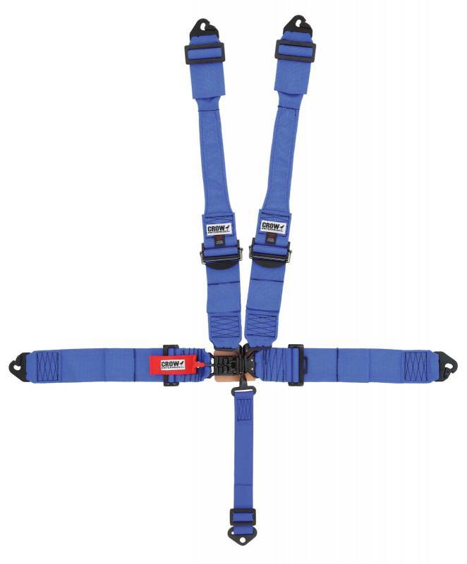 CROW SAFETY GEAR 5-Way L&L 52in Lap Belt DB Harness Alum adjuste Safety Restraints Seat Belts and Harnesses main image