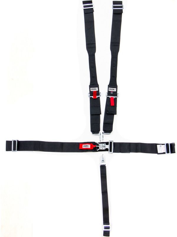 CROW SAFETY GEAR 5-Way Lap Belt Left Side Adjuster Safety Restraints Seat Belts and Harnesses main image