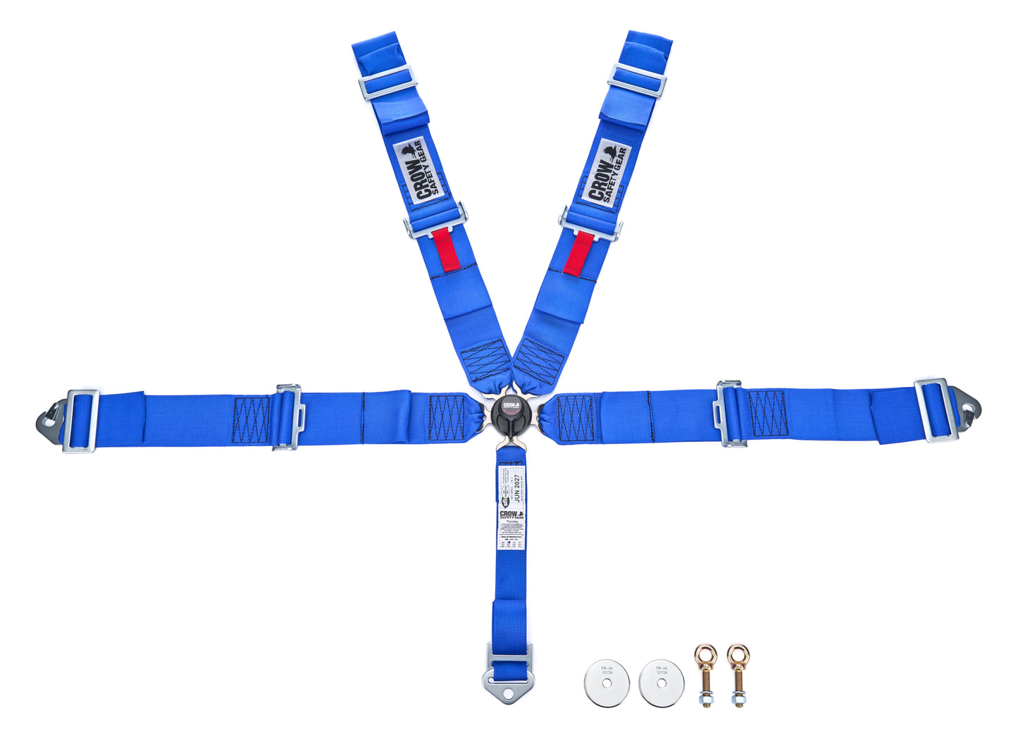 CROW SAFETY GEAR 5-Way 3in Kam Lock 52in Lap Belt Pull-Up  Clip-i Safety Equipment Safety Restraints main image