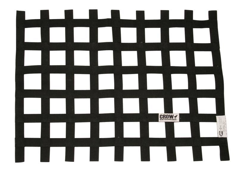 CROW SAFETY GEAR Window New 18x24 Black SFI-27.1 Window Nets and Components Window Nets main image