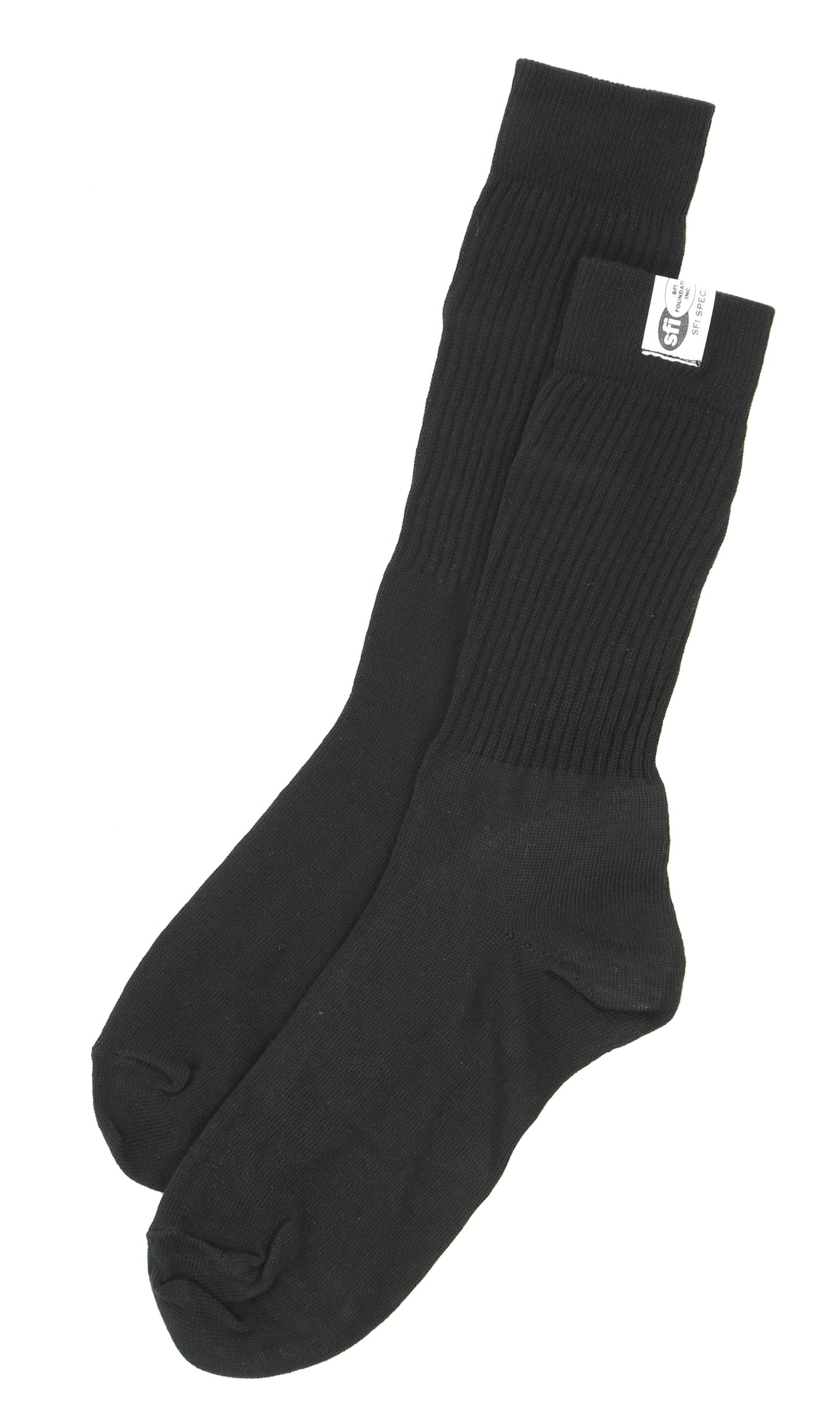 CROW SAFETY GEAR Black FR Blend SFI 3.3 Sock Small 6-7 Safety Equipment Safety Clothing main image