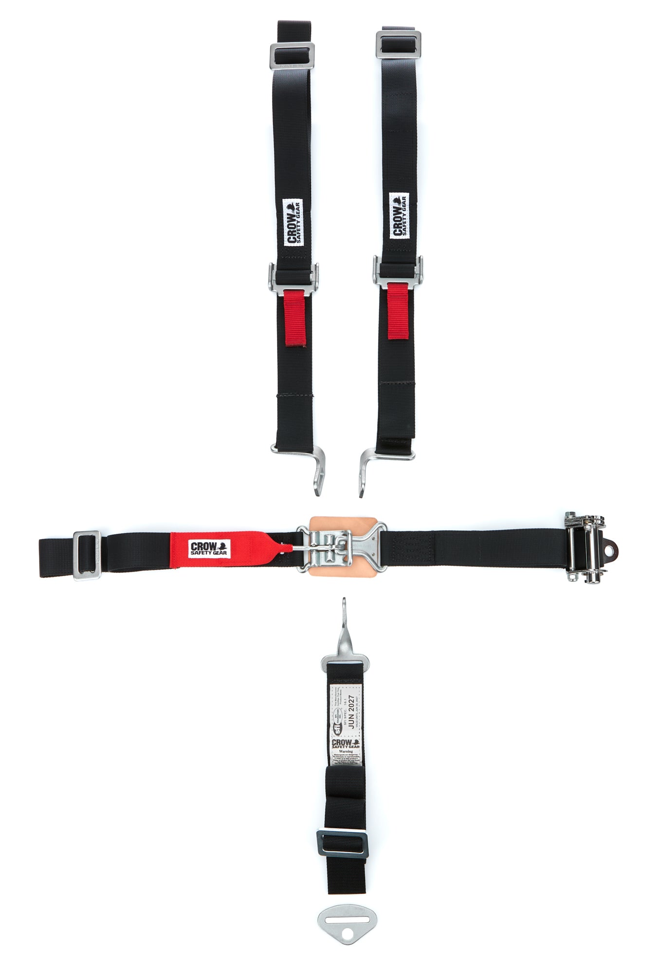 CROW SAFETY GEAR 2in Ratchet  5-Way Restr aint.Latch & Link  Right Safety Equipment Safety Restraints main image