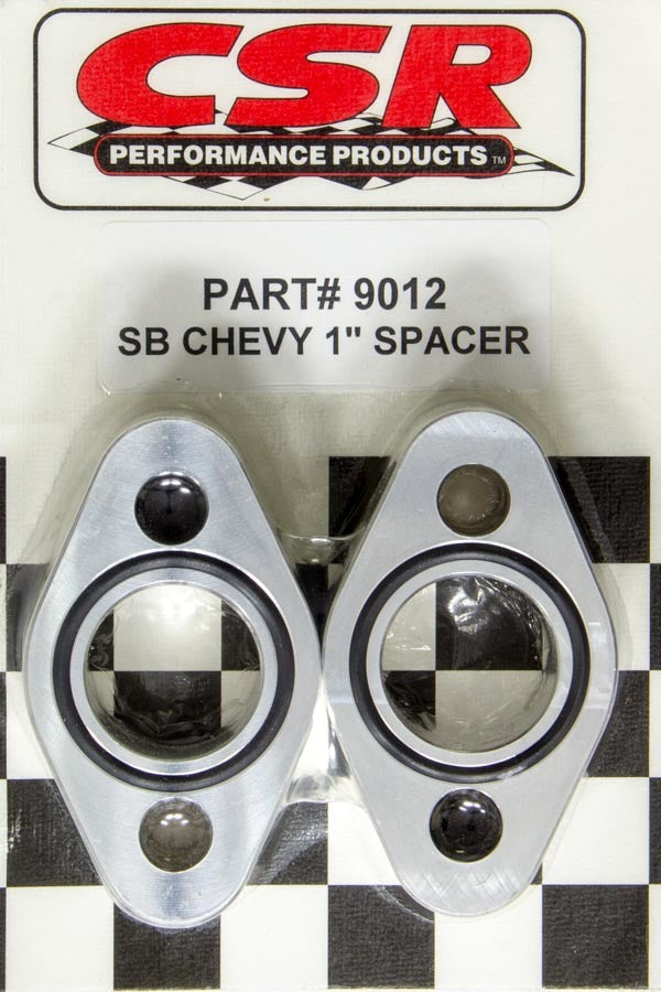 CSR Performance SBC Water Pump Spacer Kit - 1in (Pair) Water Pumps Water Pump Spacers main image