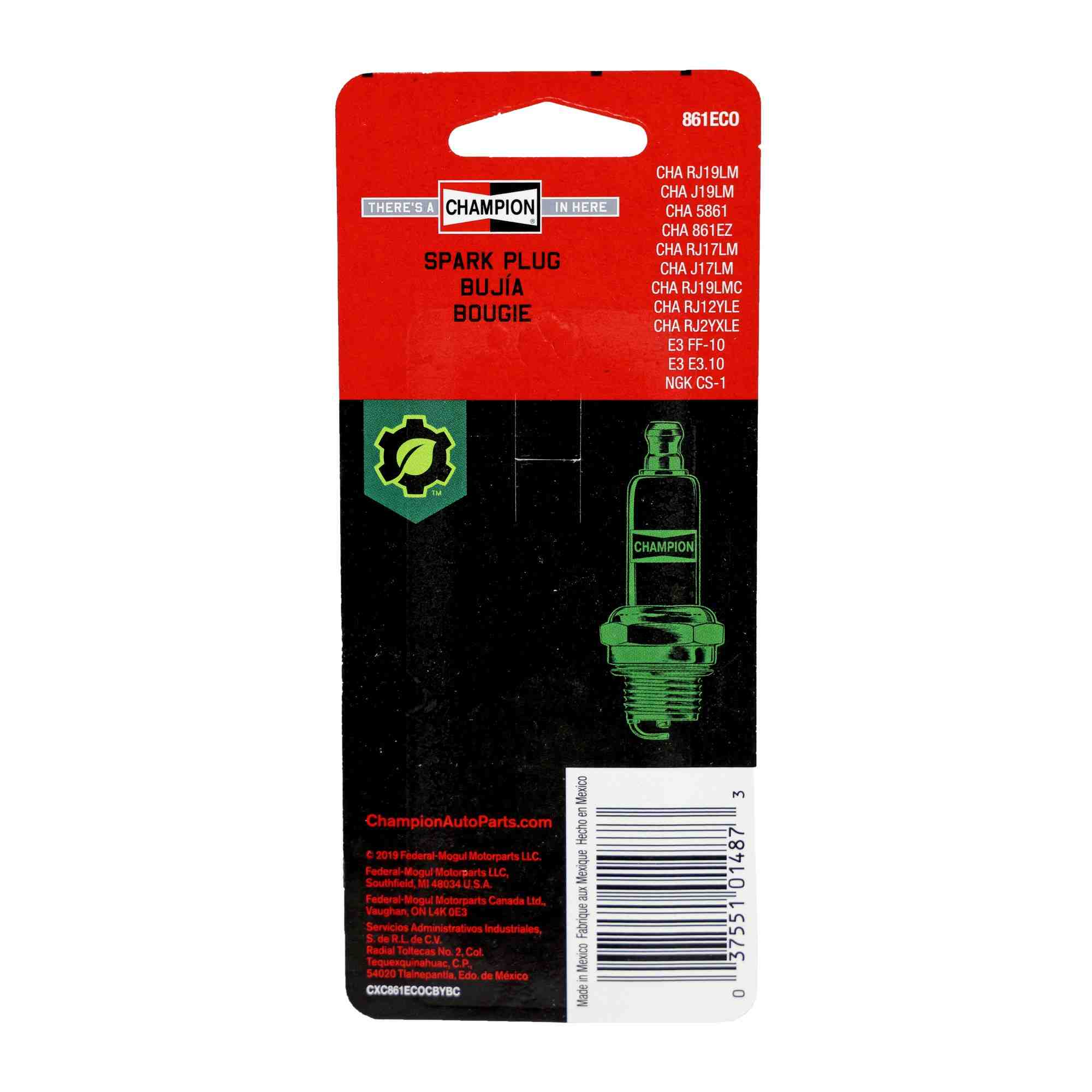 Champion Spark Plug Spark Plug 861ECO