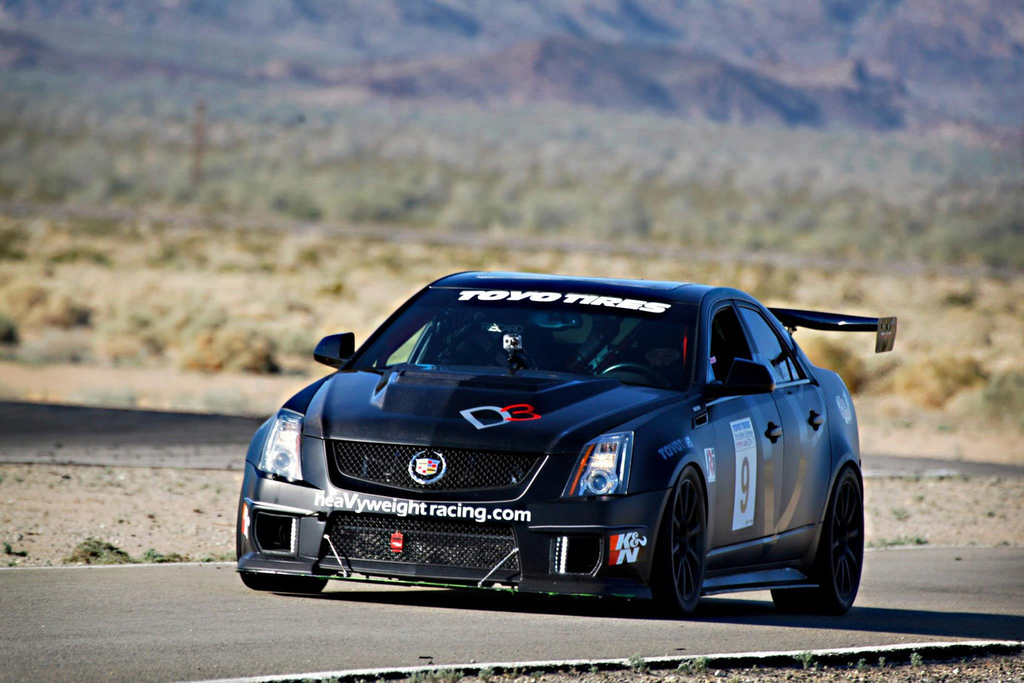 APR Cadillac CTS-V Sedan GTC500 Carbon Fiber Adjustable Wing 2008 - 2015