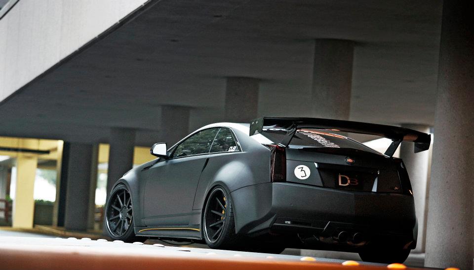 APR Cadillac CTS-V Coupe GTC500 Carbon Fiber Adjustable Wing 2011-2015