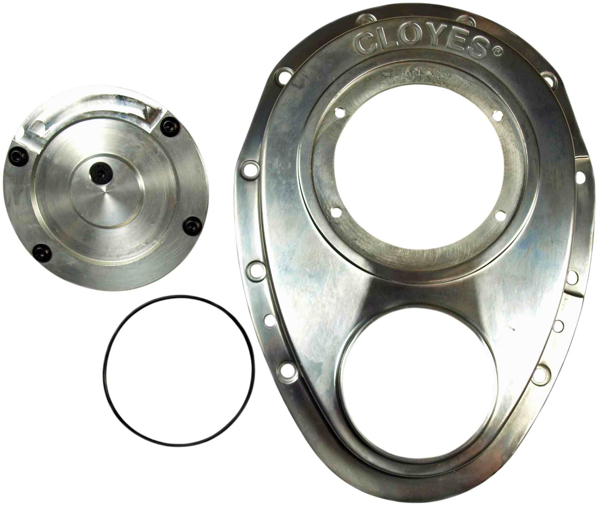 Cloyes Aluminum Timing Cover - SBC w/BBC Snout 2pc. CLO9-229