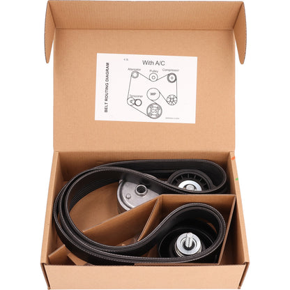 Cloyes High Performance Accessory Drive Belt Kit B40004 image 2