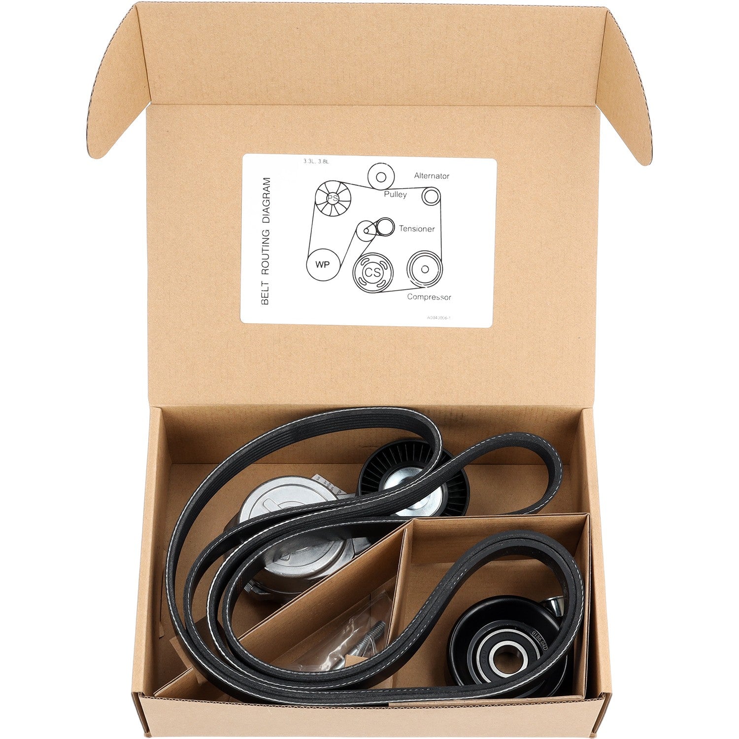 Cloyes High Performance Accessory Drive Belt Kit B40006 image 2