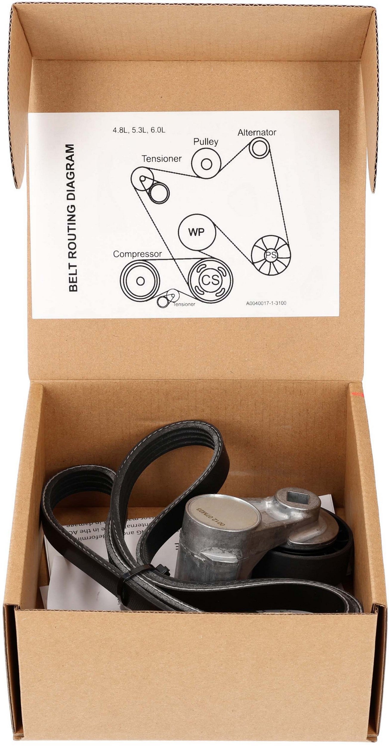 Cloyes High Performance Accessory Drive Belt Kit B40017 image 2