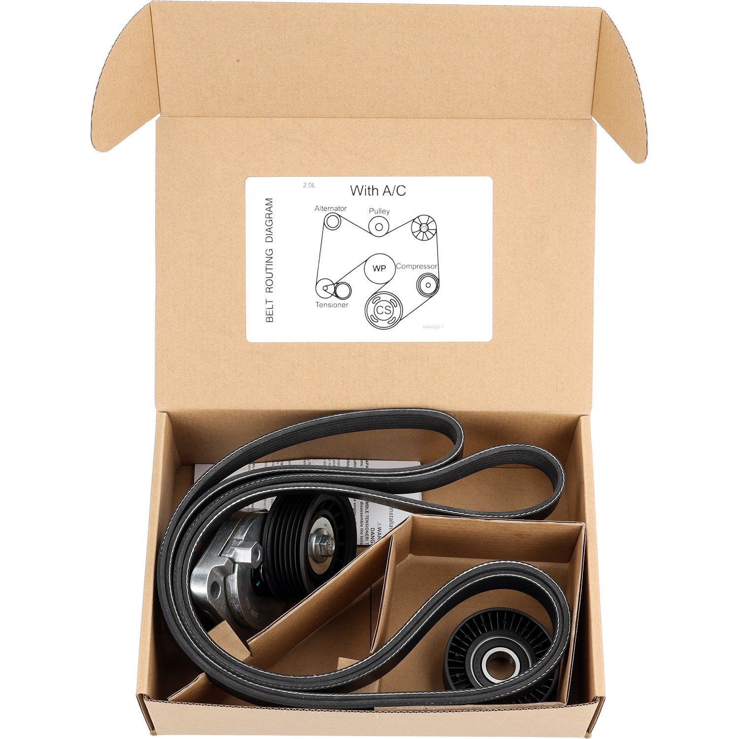 Cloyes High Performance Accessory Drive Belt Kit B40029 image 2