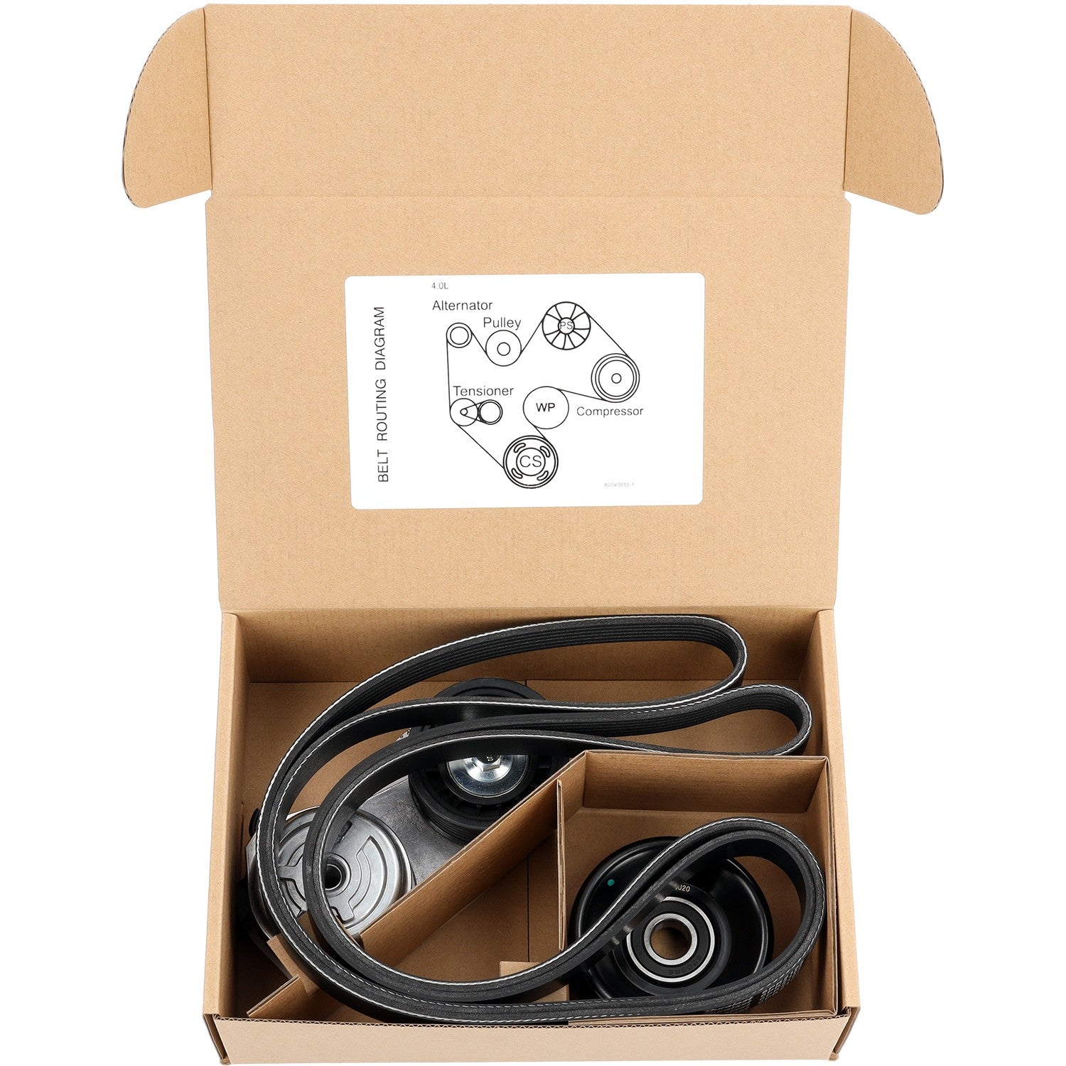 Cloyes High Performance Accessory Drive Belt Kit B40055 image 2